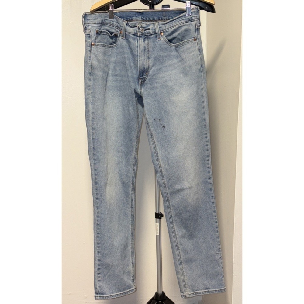 Levis 541 Jeans Mens‎ 34x3 Blue Athletic Fit  Stretch Denim Light Wash